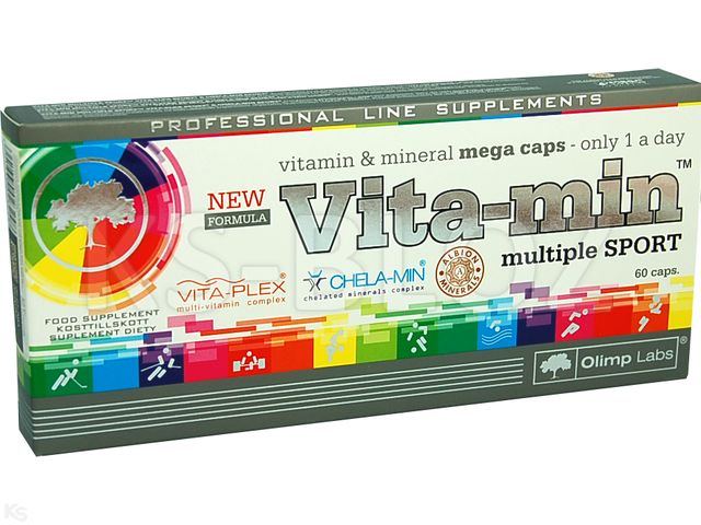 Olimp Vita-Min Multiple Sport nowa formuła interakcje ulotka kapsułki  60 kaps.