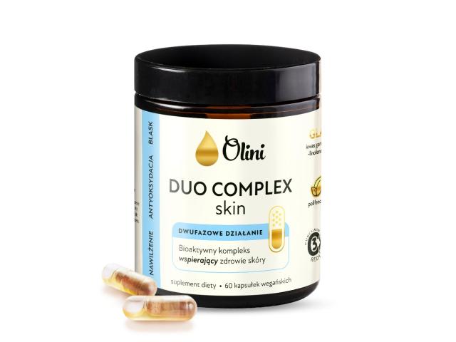 Olini Duo Complex Skin interakcje ulotka kapsułki wegańskie - 60 kaps.