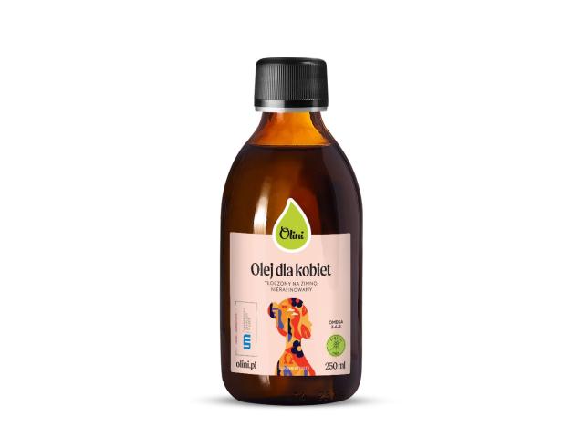 Olini Olej Dla Kobiet tłoczony na zimno nierafinowany interakcje ulotka olej - 250 ml (but.)