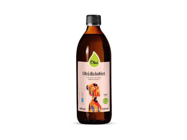 Olini Olej Dla Kobiet tłoczony na zimno nierafinowany interakcje ulotka olej - 500 ml (but.)