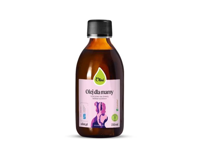Olini Olej Dla Mamy tłoczony na zimno nierafinowany interakcje ulotka olej  250 ml (but.)