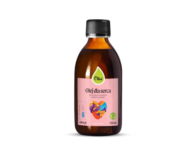 Olini Olej Dla Serca tłoczony na zimno nierafinowany interakcje ulotka olej - 250 ml (but.)