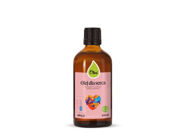 Olini Olej Dla Serca tłoczony na zimno nierafinowany interakcje ulotka olej - 100 ml (but.)