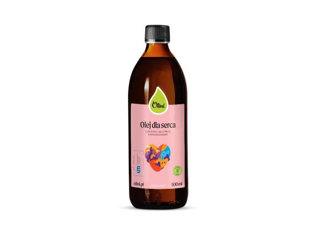 Olini Olej Dla Serca tłoczony na zimno nierafinowany interakcje ulotka olej - 500 ml (but.)