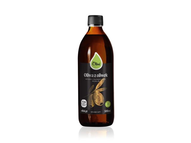 Olini Oliwa Z Oliwek Premium wysokopolifenolowa interakcje ulotka płyn - 500 ml (but.)