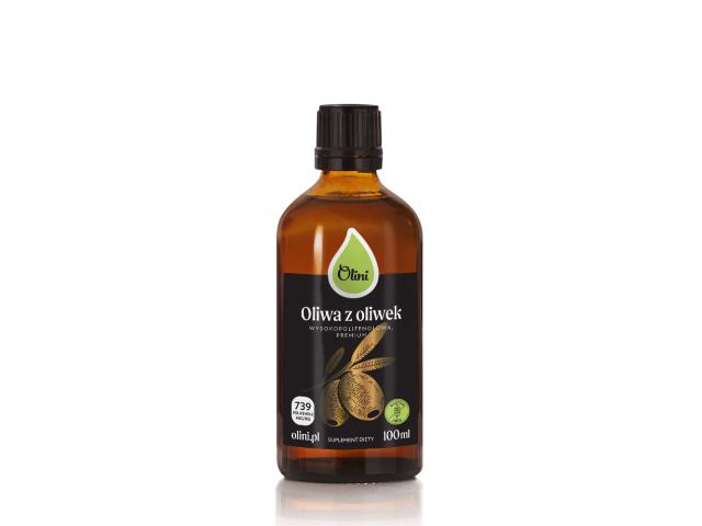 Olini Oliwa Z Oliwek Premium wysokopolifenolowa interakcje ulotka płyn - 100 ml (but.)