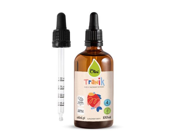 Olini Tran dla niemowląt i dzieci 0-3 lat interakcje ulotka olej 100 ml