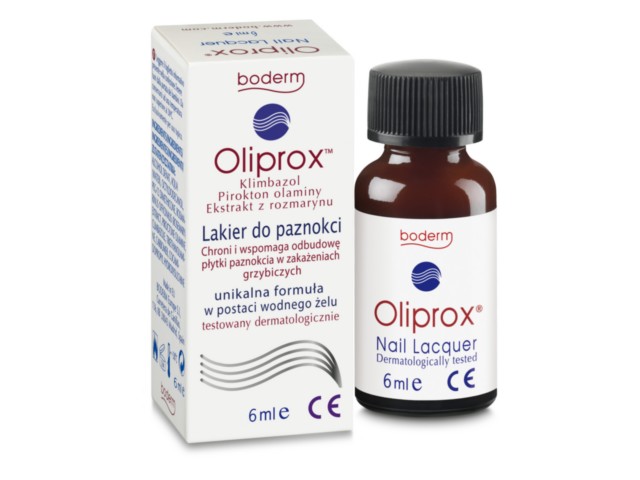 Oliprox Lakier do paznokci interakcje ulotka lakier do paznokci leczniczy  6 ml