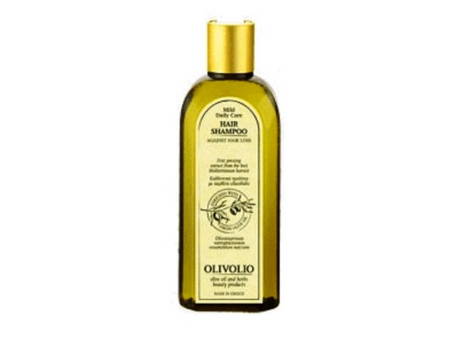 OLIVOLIO Szampon przeciw wypadaniu włosów z oliwą z oliwek extra virgin interakcje ulotka szampon leczniczy  200 ml | butel.plastik.