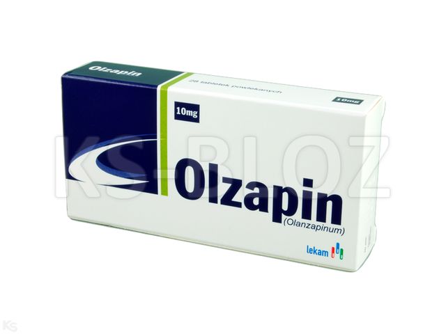 Olzapin interakcje ulotka tabletki powlekane 10 mg 28 tabl. (blist.)