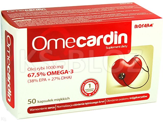 Omecardin interakcje ulotka kapsułki miękkie - 50 kaps.