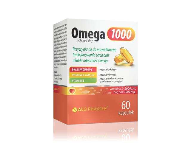 Omega 1000 interakcje ulotka kapsułki miękkie  60 kaps.