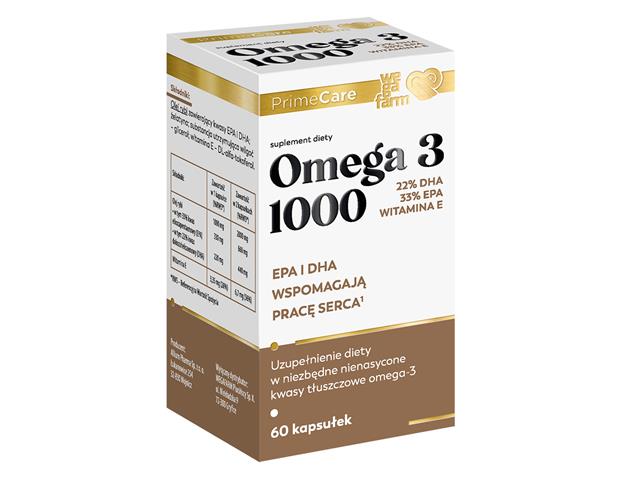 Omega 3 1000 interakcje ulotka kapsułki miękkie  60 kaps.