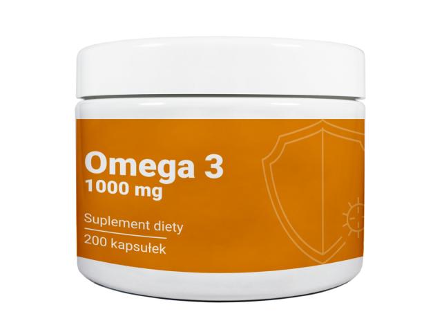 Omega 3 1000 mg interakcje ulotka kapsułki - 200 kaps.