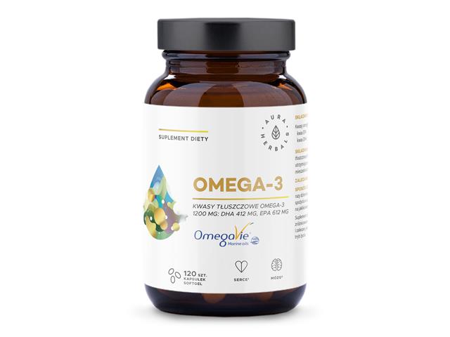 Omega-3 1200 mg interakcje ulotka kapsułki  120 kaps.