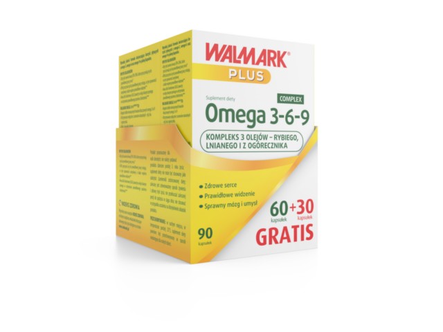 Omega 3-6-9 interakcje ulotka kapsułki  90 kaps. | 60+30 kapsułek