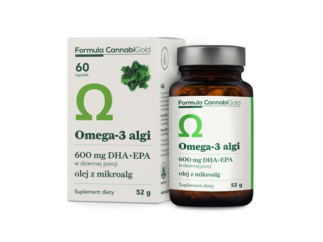 Omega-3 algi interakcje ulotka kapsułki miękkie  60 kaps.