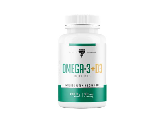 Omega-3 + D3 interakcje ulotka kapsułki - 90 kaps. (but.)