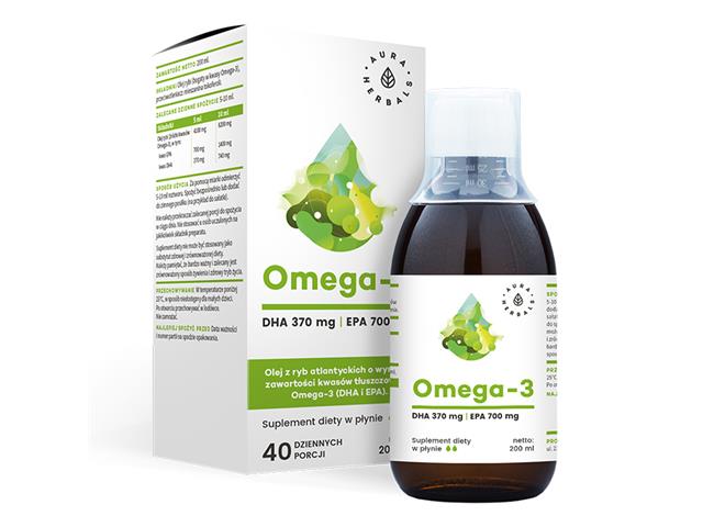 Omega 3 interakcje ulotka płyn  200 ml