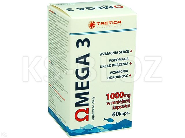 Omega 3 interakcje ulotka kapsułki miękkie - 60 kaps.