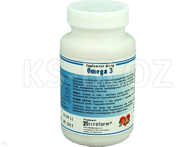 Omega 3 interakcje ulotka kapsułki - 60 kaps.