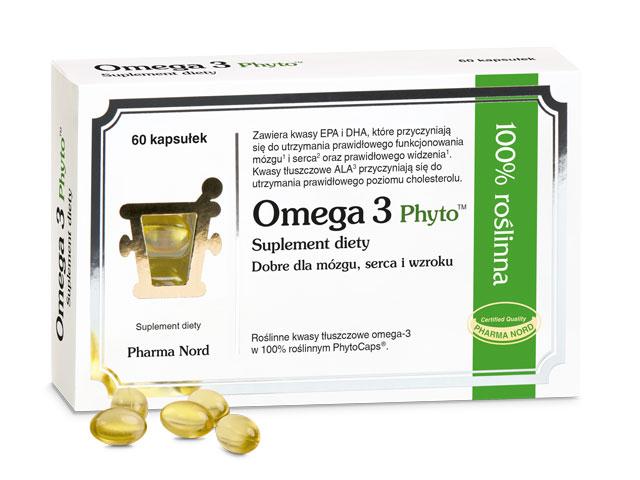 Omega 3 Phyto interakcje ulotka kapsułki  60 kaps.