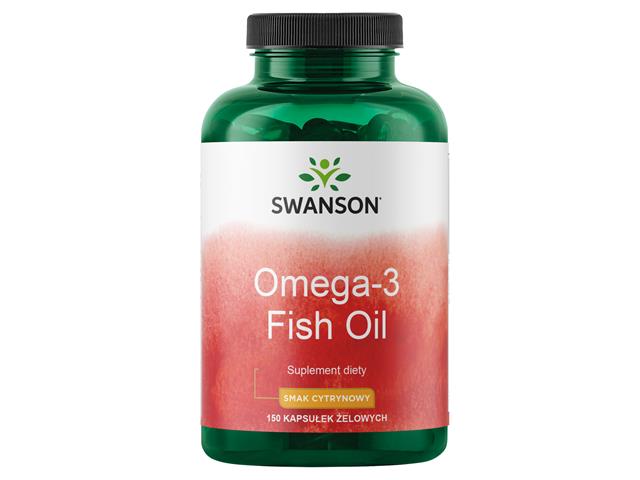 Omega 3 smak cytrynowy interakcje ulotka kapsułki  150 kaps.