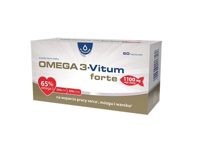 Omega 3-Vitum Forte interakcje ulotka kapsułki miękkie  60 kaps.