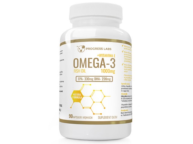 Omega-3 + Witamina E 1000mg interakcje ulotka kapsułki miękkie - 90 kaps.
