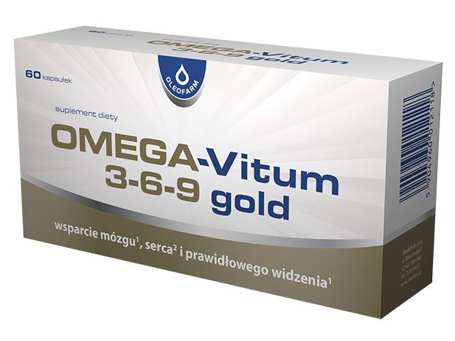 Omega-Vitum 3-6-9 Gold interakcje ulotka kapsułki miękkie  60 kaps.