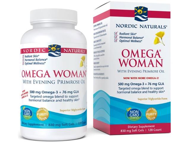 Omega Woman 500 mg interakcje ulotka kapsułki  120 kaps.