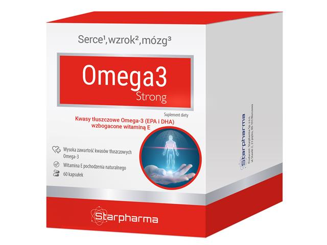 Omega3 Strong interakcje ulotka kapsułki  60 kaps.