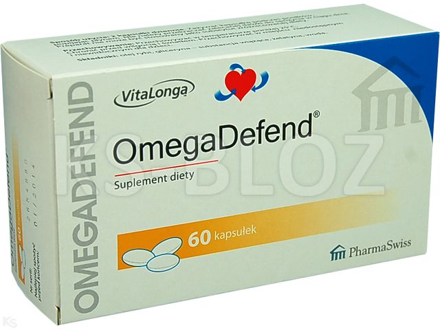 Omegadefend interakcje ulotka kapsułki  60 kaps.