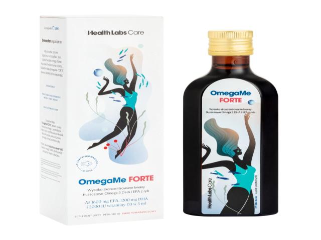 Omegame Forte interakcje ulotka płyn  160 ml