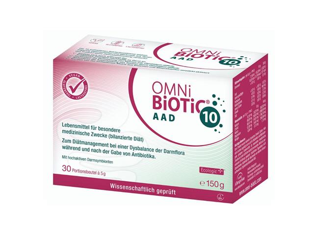 Omni Biotic 10 AAD interakcje ulotka saszetka  30 sasz. po 5 g