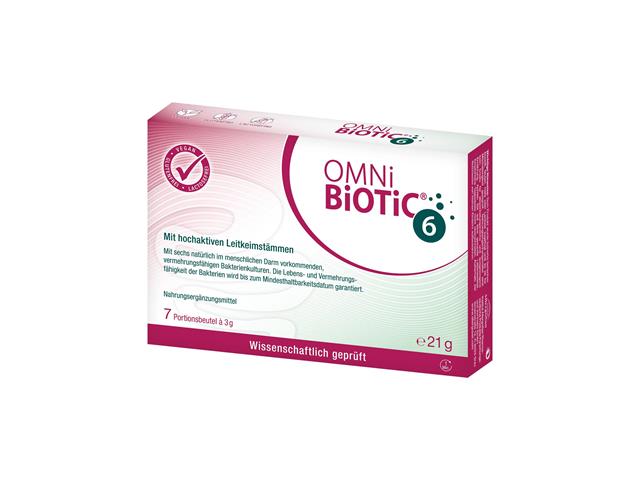 Omni Biotic 6 interakcje ulotka proszek  7 sasz. po 3 g