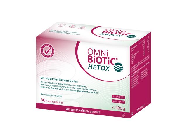 Omni Biotic Hetox interakcje ulotka saszetka  30 sasz. po 6 g