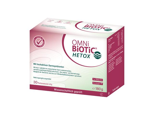 Omni-Biotic Hetox interakcje ulotka saszetka - 30 sasz. po 6 g