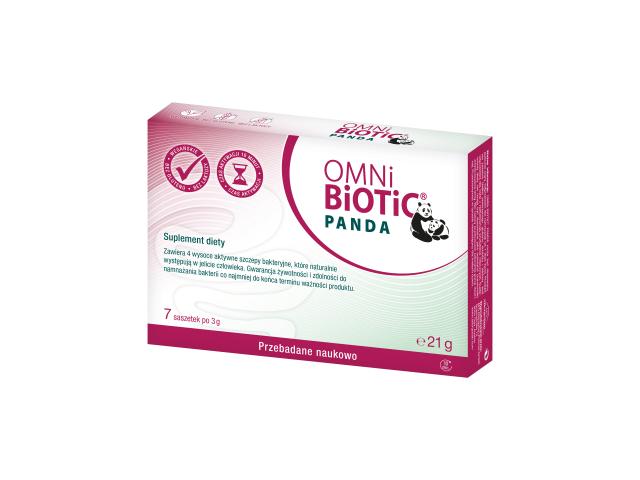 Omni Biotic Panda interakcje ulotka saszetka - 7 sasz.