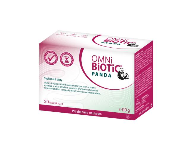 Omni Biotic Panda interakcje ulotka saszetka - 30 sasz. po 3 g