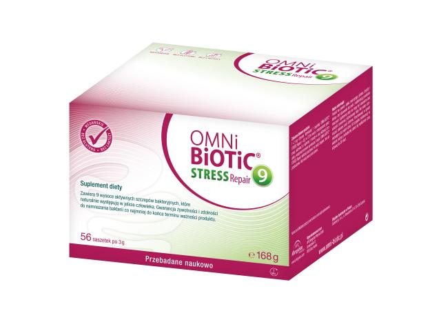 Omni Biotic Stress Repair 9 interakcje ulotka proszek - 56 sasz. po 3 g