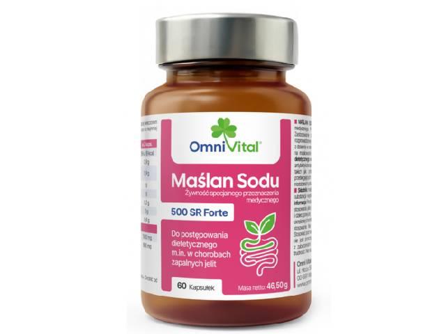 Omni Vital Maślan Sodu 500 Sr Forte interakcje ulotka kapsułki  60 kaps.