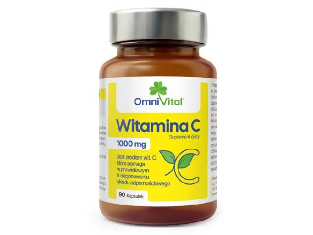 Omni Vital Witamina C 1000 mg interakcje ulotka kapsułki  90 kaps.