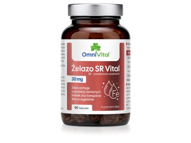 Omni Vital Żelazo SR Vital interakcje ulotka kapsułki 60 kaps.