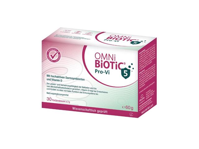 OmniBiotic Pro-Vi 5 interakcje ulotka proszek  30 sasz. (60 g)