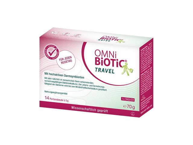 OmniBiotic Travel interakcje ulotka saszetka  14 sasz. po 5 g