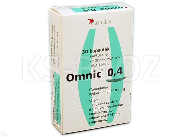 Omnic 0,4 interakcje ulotka kapsułki o zmodyfikowanym uwalnianiu 400 mcg 