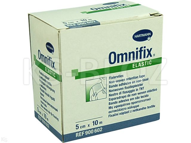 Omnifix Elastic Plaster włókninowy elastyczny 5 cm x 10 m interakcje ulotka   1 szt.