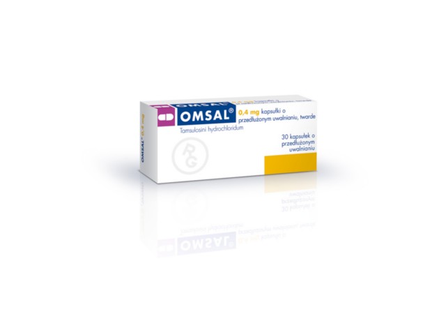 Omsal 0,4 mg interakcje ulotka kapsułki o przedłużonym uwalnianiu twarde 400 mcg 