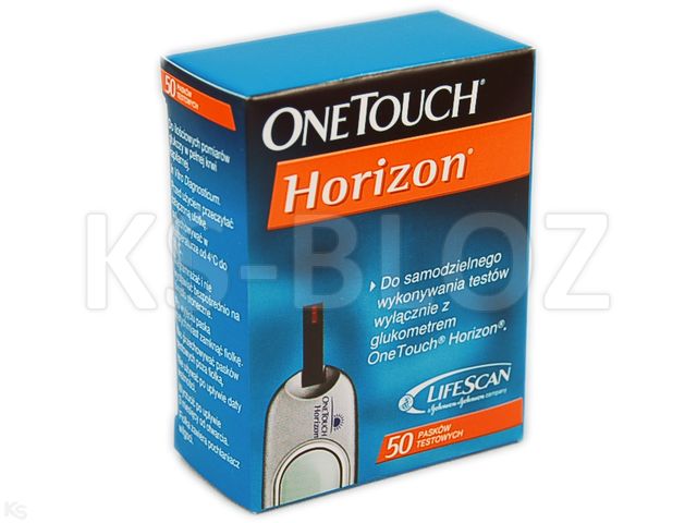 One Touch Horizon interakcje ulotka test paskowy  50 pask.